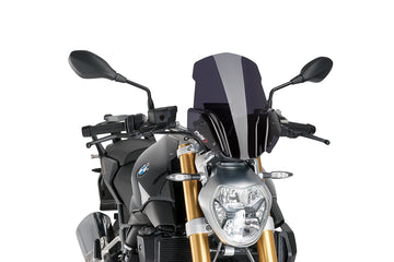 BMW R 1200 R [2018] - Uuden sukupolven urheilullinen tuulilasi | Voimakkaan sävyinen | PUIG 7651F