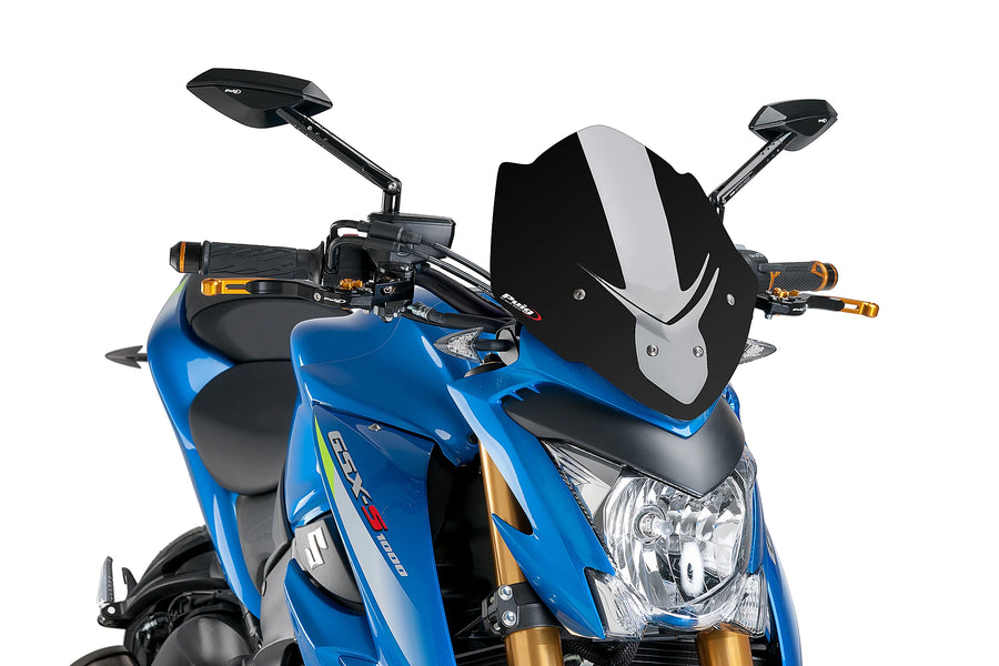 SUZUKI GSX-S 1000 [2020] - New Generation Sport Windschild | Schwarz | PUIG 7653N