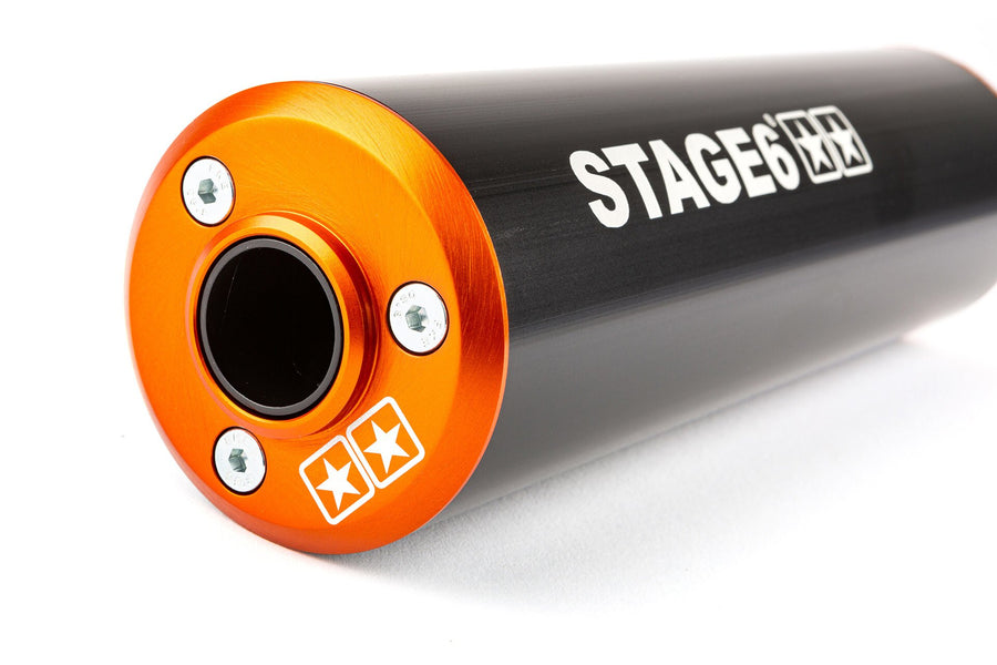 Beta RR SM 50 2T - Exhaust 80 - 90cc CNC orange / black