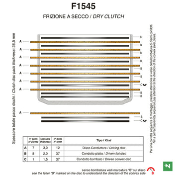 Ducati 749 [NEWFREN] - Standard friction disc clutch kit - 0