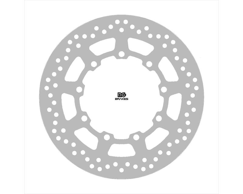 Kawasaki Kl 650 [NG BRAKE DISC] - pyöreä jäykkä jarrulevy