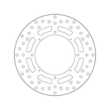 Honda Xl 125 [BREMBO] - Sarjan Oro pyöreä jäykkä jarrulevy