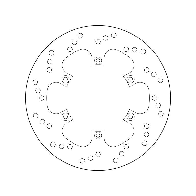Bmw F 650 Cs Scarver [2002–2005] - Series Oro round rigid brake disc