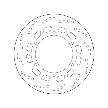 Yamaha Xvs 1100 [BREMBO] - Sarjan Oro pyöreä jäykkä jarrulevy