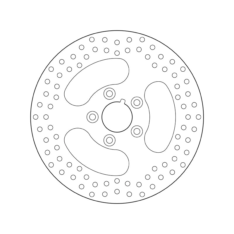Harley Davidson Flstf [BREMBO] - Sarjan Oro pyöreä jäykkä jarrulevy