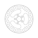 Harley Davidson Flstf [BREMBO] - Sarjan Oro pyöreä jäykkä jarrulevy-2