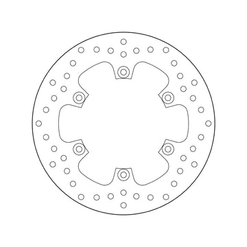 Yamaha Fz 6 [BREMBO] - Sarjan Oro pyöreä jäykkä jarrulevy