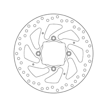Ducati Diavel 1200 [BREMBO] - Sarjan Oro pyöreä jäykkä jarrulevy - 0