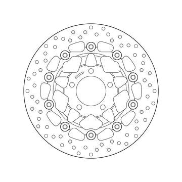 Suzuki Gsf 600 [BREMBO] - Sarjan Oro pyöreä kelluva jarrulevy