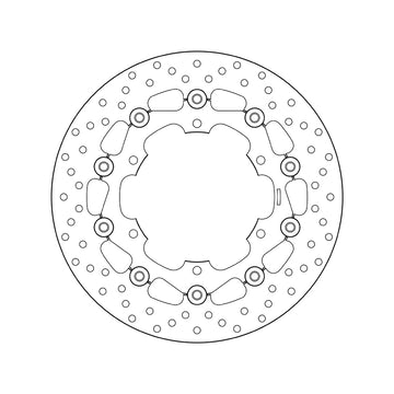 Yamaha Yzf 600 [BREMBO] - Sarjan Oro pyöreä kelluva jarrulevy
