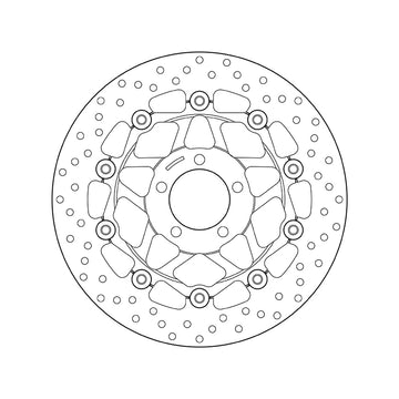 Kawasaki Z 750 [BREMBO] - Sarjan Oro pyöreä kelluva jarrulevy