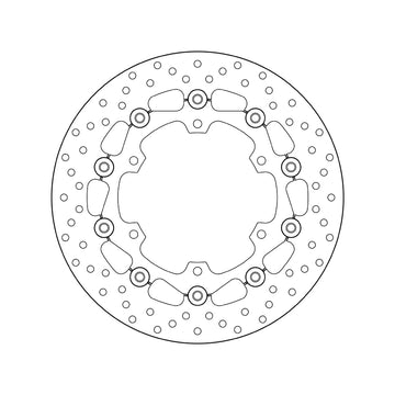 Yamaha Xt 660 Z Tenere [BREMBO] - Sarjan Oro pyöreä kelluva jarrulevy