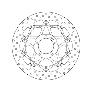 Ducati 749 [BREMBO] - Sarjan Oro pyöreä kelluva jarrulevy - 0