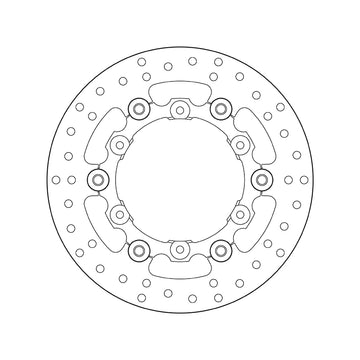 Ktm Smc 690 [BREMBO] - Sarjan Oro pyöreät kelluvat jarrulevyt - pareittain