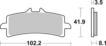 Honda Cbr 1000 Rr-R Fireblade Sp [BREMBO] - Street Sintermetall Bremsbeläge - 07BB37LA