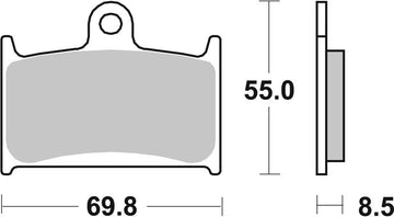 Triumph Speed ​​Triple [BREMBO] - Competition Carbon Ceramic Brake Pads - 07SU14RC