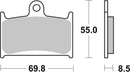 Suzuki Gsx-R 750 [BREMBO] - Carbon-keraamiset jarrupalat - 07SU14RC