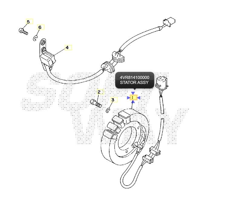 Yamaha Xvs 650 [TOURMAX] - Staattori - Yamaha XVS 650 Dragstar