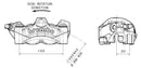 Ducati Monster 1200 [BREMBO] - M50 Bremssattel vorne links Titan Ø30mm-2