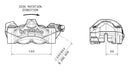 Ktm Super Duke 1290 [BREMBO] - M50 vasen etujarrusatula titaani Ø30mm