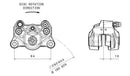 Ducati Hypermotard 939 [BREMBO] - Bremssattel hinten Ø34mm Schwarz-2