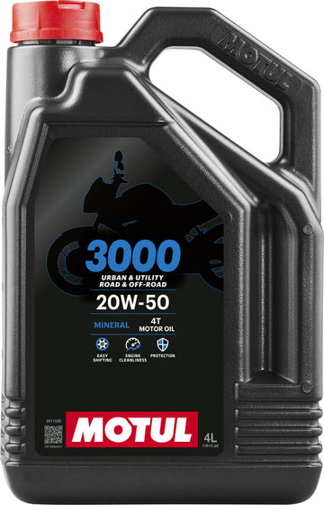 Motors Oil 20W50 4T 4L moottoripyörille [motul]
