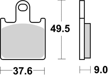 Kawasaki Zr 400 [BREMBO] - Brake pads TYPE 07KA28 SR Sinter - Sport