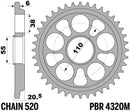Ducati Hypermotard 950 [PBR] - Kettenrad Aluminium verstärkt - 520-1