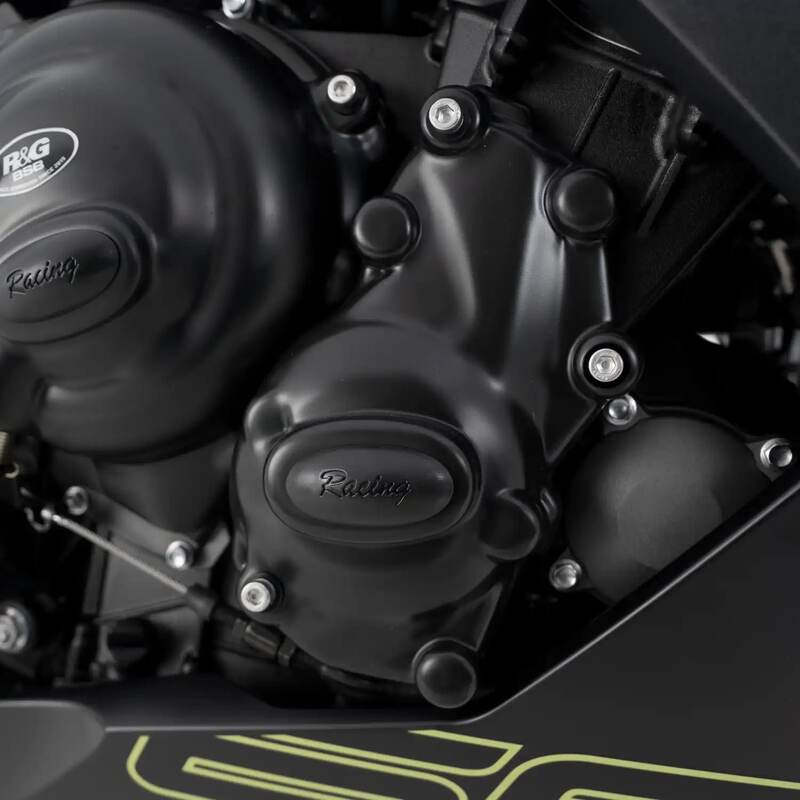 Triumph TRIDENT 660 [2021-2026] - Race Series Rechte Rechter Kurbelgehäusedeckelschutz (Zündung) - Schwarz Triumph Trident 660