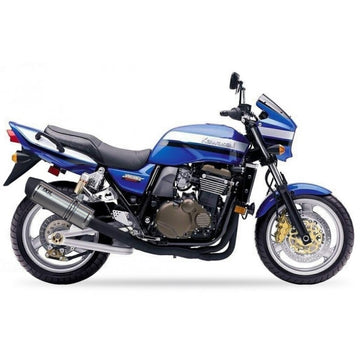 Kawasaki Zrx 1100 [IXIL] - Hexoval äänenvaimennin ruostumatonta terästä / päätykorkki musta