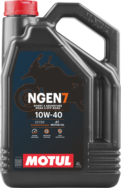 Moottoriöljy 10W-40 4T 4L moottoripyörille [motul]