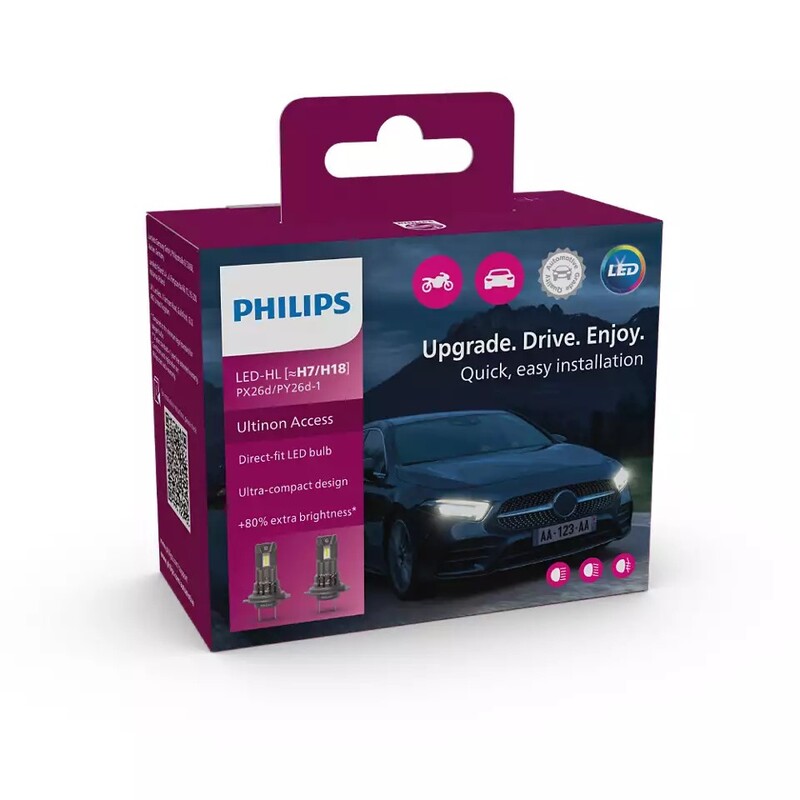 Suzuki Gsf 1250 [PHILIPS] - H7 Ultinon Access Moto-polttimo 12V/55W - 1 kpl.