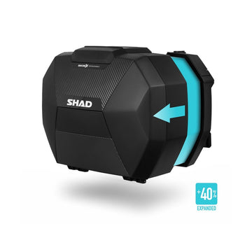 Honda Forza 750 [SHAD] - SH38X Carbon laajennettava sivukotelosarja - 0