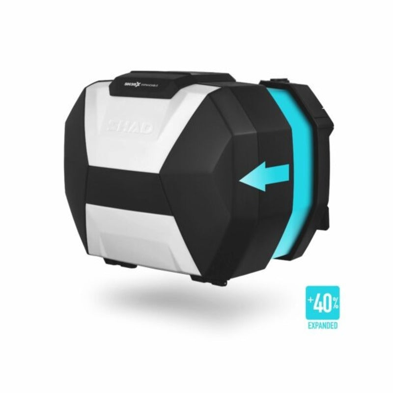 Honda Forza 750 [SHAD] - SH38X Aluminium Expandierbare Seitenkoffer Set