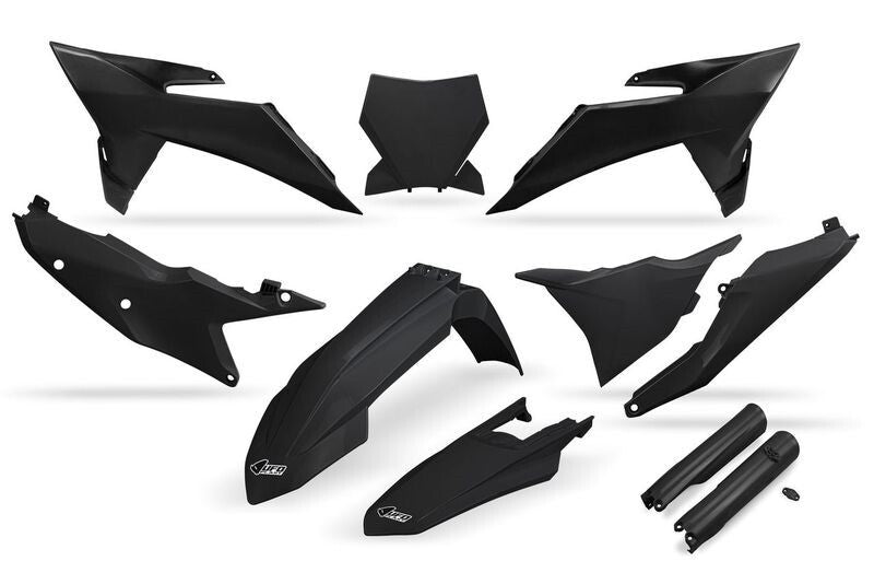 Ktm Sx-F 250 [UFO] - Komplett Kunstoff-Kit mit Gabelschützer - Schwarz