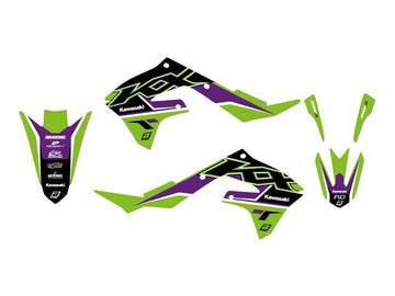 Kawasaki Kx 250 [BLACKBIRD] - Dream Graphic 5 Deko-Kit