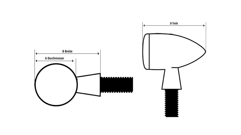 LED -suuntavalo MO.BLAZE PIN, HALLITTU MOTORICLESIN [MotoGadget]