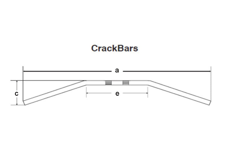 Harley Davidson Fxsbse [FEHLING] - Crack-Bar, 850 mm Schwarz