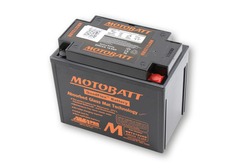 Kawasaki Zrx 1100 [MOTOBATT] - Akku MBTX12UHD, musta
