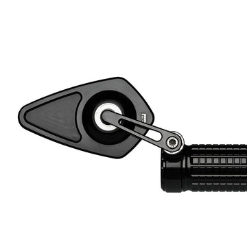 Mo.View Blade Flip -moottoripyöräpeili, timantti, musta [MotoGadget] - 0