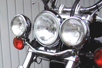 Yamaha Xvs 650 [FEHLING] - Lampunpidin lisäajovaloille Yamaha XVS 650 96-03/1100 Drag Star 99-02