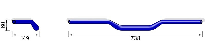 Triumph Bonneville 800 T100 [Highsider] - motorcycle handlebars