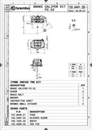 Ducati Panigale 1199 [BREMBO RACING] - Hinterer Bremssattel BREMBO UPGRADE GP2-CR-4