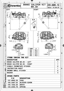 Aprilia Rs 660 [BREMBO RACING] - M5 Paar Radial-Bremssattel vorne 4 Kolben Ø3mm-4