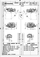 Suzuki Gsx 1300 [BREMBO RACING] - 18mm GP4-MS radiaalijarrusatulasarja