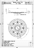 Ducati 749 [BREMBO RACING] - PÄIVITYS T-Driven kelluva jarrulevy - 208A98511-4