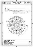 Aprilia Dorsoduro 1200 [BREMBO RACING] - UPGRADE T-Drive rund schwimmend Bremsscheibe-2