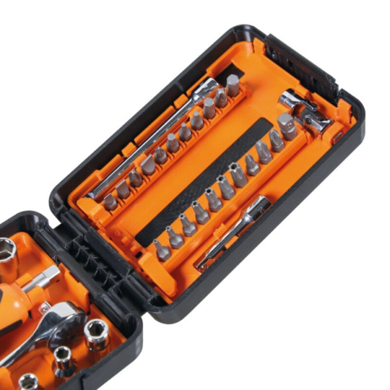 BETA 900/C39U 1/4" socket wrench and bit assortment, 39 pieces