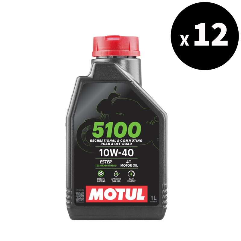 5100 4T 10W40 Motorrad Motoröl 1L x12 [Motul]