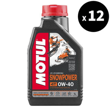 SNOWPOWER 4T 0W40 Moottoriöljy 1L X12 [motul]